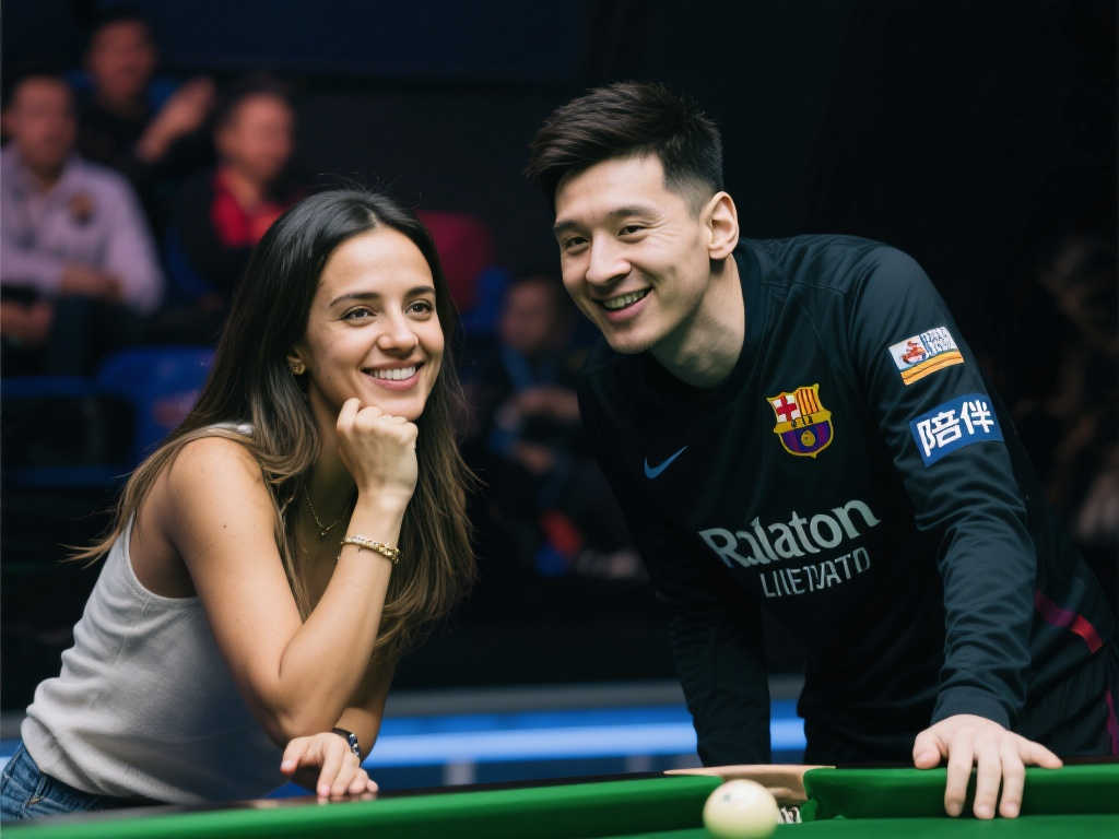 赵心童女友贴心举动!颁奖后细心清理碎屑,气质优雅,赛后全程相伴 赵心童女友贴心举动!颁奖后细心清理碎屑,气质优雅,赛后全程相伴